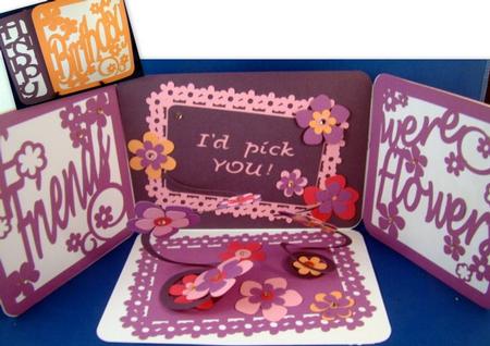 Gatefold Spring Down Card Birthday Friend / / by Chris Williams