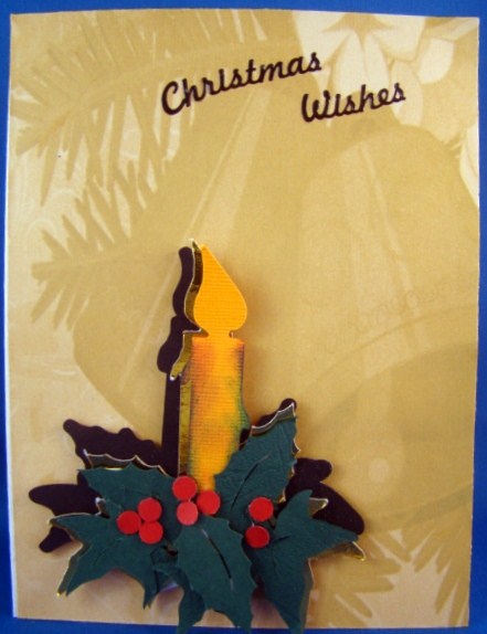 Gold Christmas Paper 4 by Chris Williams