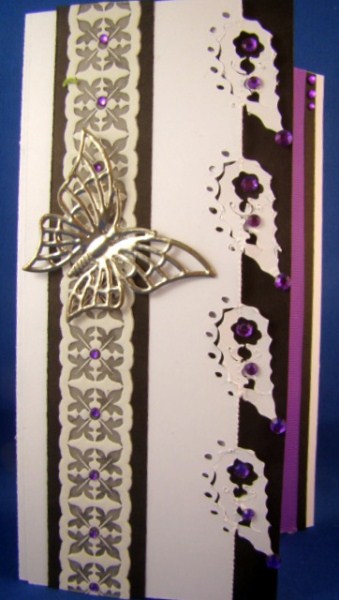 Fold Back Paisley Card Template by Chris Williams