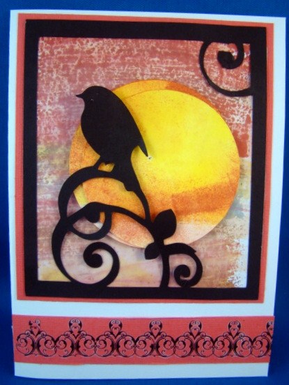 Robin And Scroll by Chris Williams