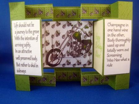 446 Fancy Folded Card by Chris Williams