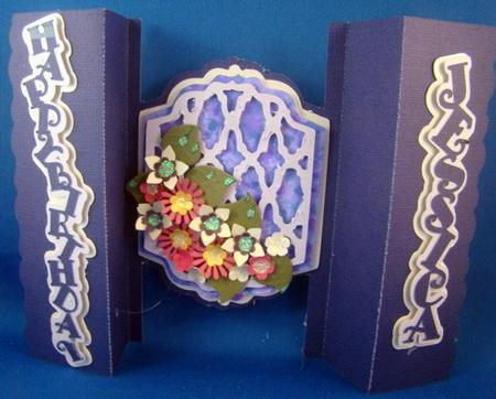 488 Scalloped Theater Card and Topper by Chris Williams