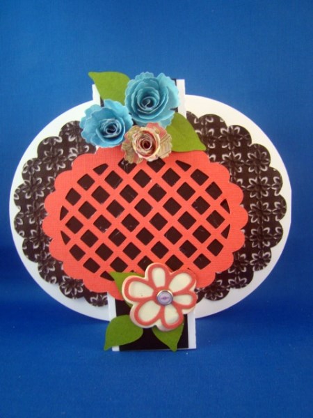493 Folded Round Card by Chris Williams