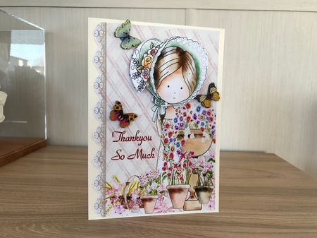 Thankyou spring Bonnet by Chrissie  Mcmorran 