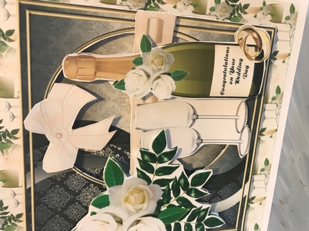 Wedding Day Celebration Champagne by Chrissie  Mcmorran 