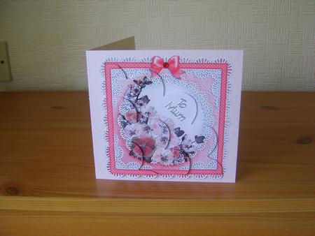 Spring Flowers Shell Edged Corner Side Stacker by Chrissy Rowe