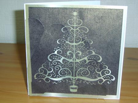 Christmas Gold Fan Sheet by Chrissy Rowe
