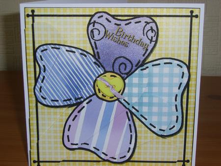 Patchwork Petals Fan Pyramage Topper by Chrissy Rowe