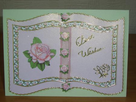Pink Rose Book Sheet by Chrissy Rowe