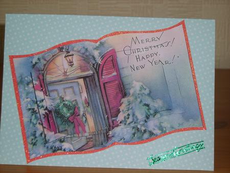 Christmas Front Door Tunnel Book Sheet by Chrissy Rowe