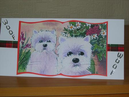 Beautiful Westies Tunnel Book Sheet by Chrissy Rowe