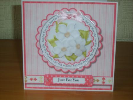 Happy Birthday or Just for You Floral Card Front by Chrissy Rowe