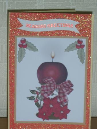 Poinsettia and Candlelight by Chrissy Rowe