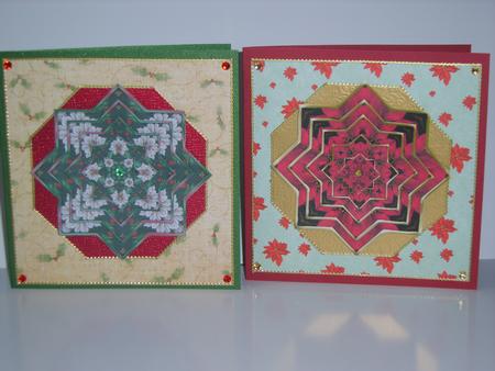 Poinsettia Stars by Chrissy Rowe