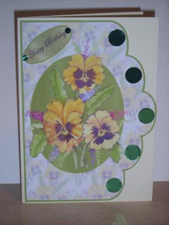 Pretty Pansies by Chrissy Rowe