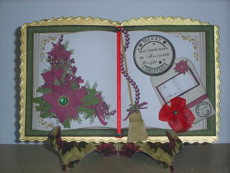 Poinsettia Christmas Book by Chrissy Rowe