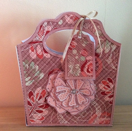 I Love Shoes Tote Bag Tan Floral by Christiane Lions