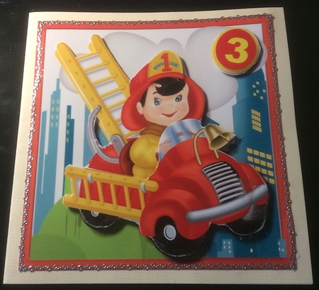 8x8 Mink Kit Fireman Sam to the Rescue  by Christiane Lions