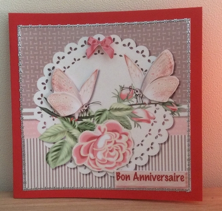 Vintage Roses & Butterflies by Christiane Lions
