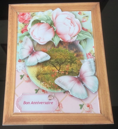 The Shabby Chic Roses Topper and decoupage by Christiane Lions