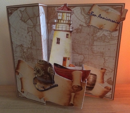 Z Fold pop-up      At sea by Christiane Lions