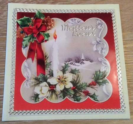 Christmas candle by Christiane Lions