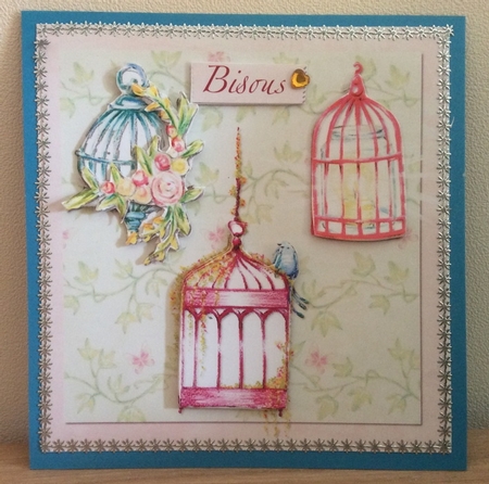 Floral - Birdcage & Bird by Christiane Lions