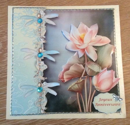 The Dragonfly Lotus Flower by Christiane Lions