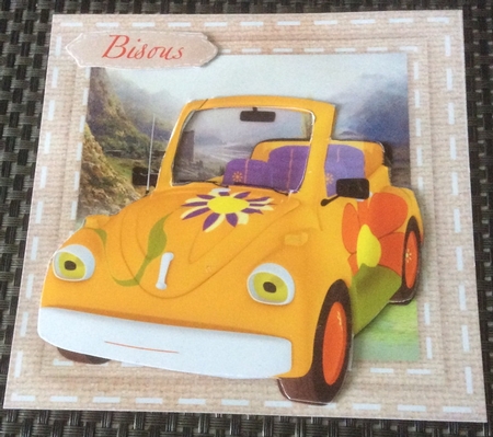Lovely Yellow Toon Car, by Christiane Lions