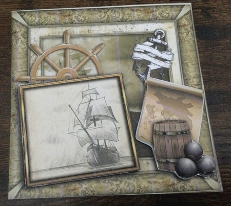A Smooth Sea 3 Page Decoupage Mini Kit by Christiane Lions