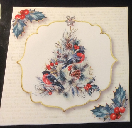 White & Gold Christmas QUICK TOPPER Bumper Kit by Christiane Lions