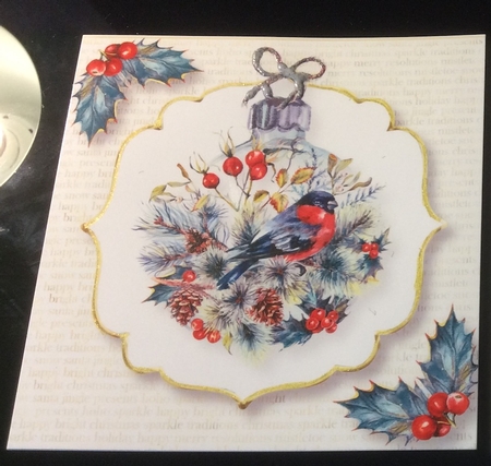 White & Gold Christmas QUICK TOPPER Bumper Kit by Christiane Lions