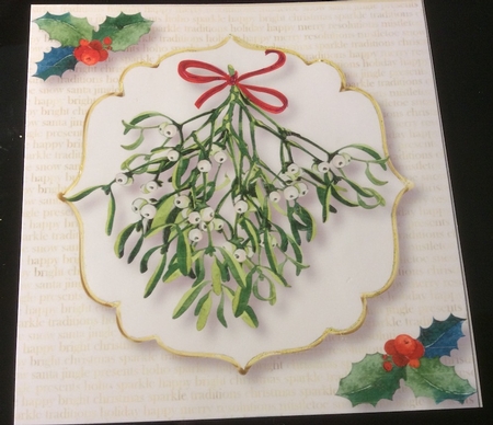 White & Gold Christmas QUICK TOPPER Bumper Kit by Christiane Lions