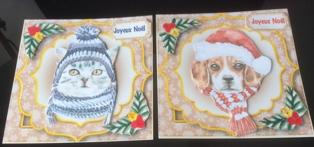 Christmas Dogs & Cats Bumper Kit by Christiane Lions