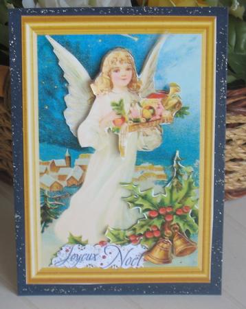 Christmas Holly Decoupage Topper by Christiane Lions