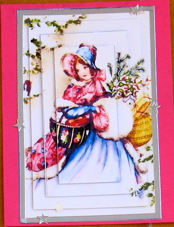 Vintage Christmas Lady by Christiane Lions