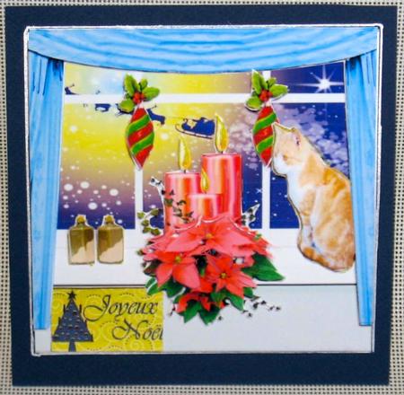 Christmas Through the Window by Christiane Lions