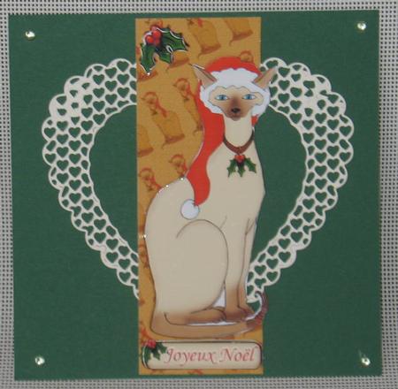 Siamese Xmas by Christiane Lions