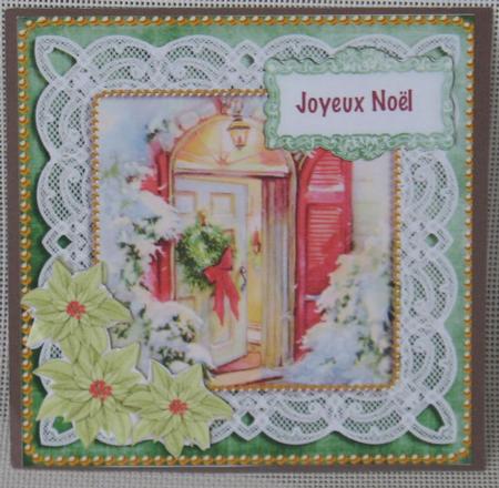Christmas Door Dad at Christmas 8in Sentiment Topper by Christiane Lions