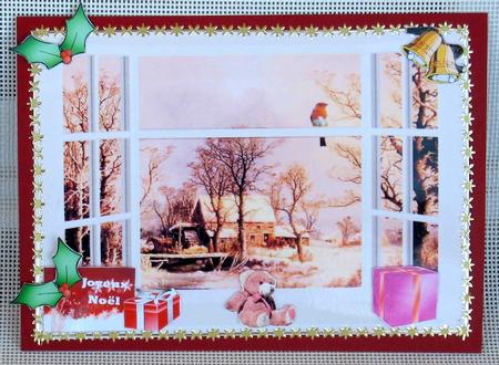 Xmas Window by Christiane Lions