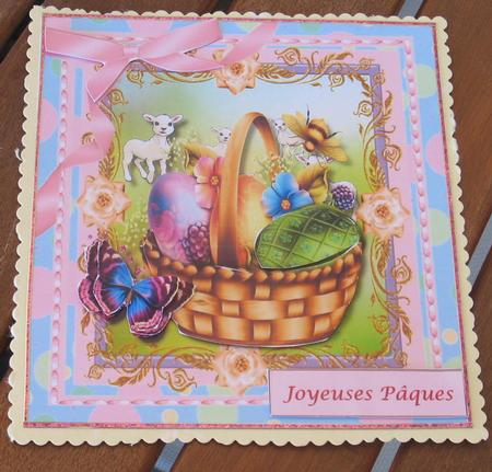 Lovely Basket of Easter Eggs  by Christiane Lions