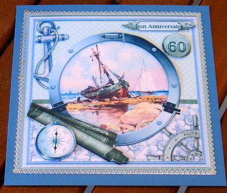 Fishing Boat & Ages Lets Get Wrecked! 8x8 Mini Kit by Christiane Lions