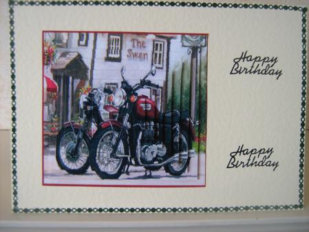 Motor Bike Pyramage by Christine  Duncan