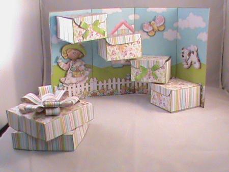 Cottage Garden Keepsake Box Card Kit by Christina Gudgeon