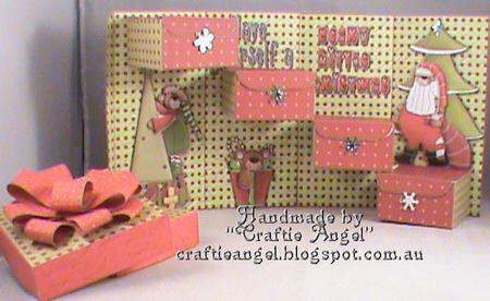 Beary Christmas Keepsake Treasure Box Card Kit by Christina Gudgeon