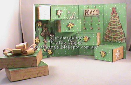 Christmas Peace Keepsake Treasure Box Card Kit by Christina Gudgeon