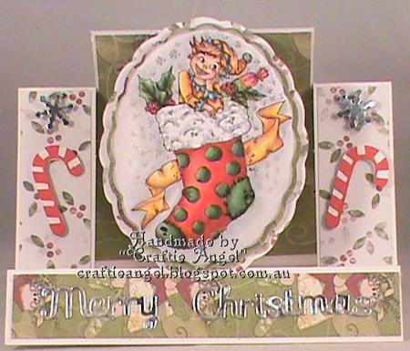 260 Scalloped Round Step Card by Christina Gudgeon