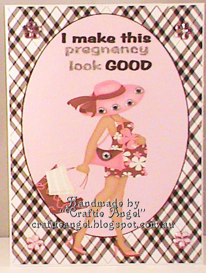 A4 Aprox I Make This Pregnancy Look Good Topper by Christina Gudgeon