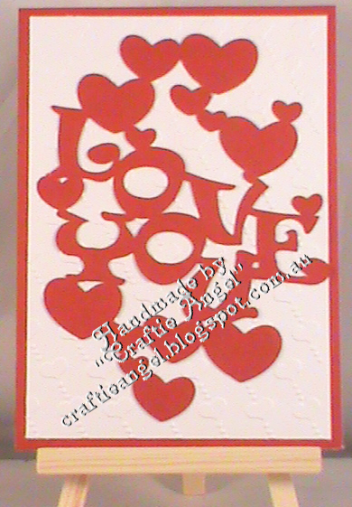VALENTINE TOPPER by Christina Gudgeon