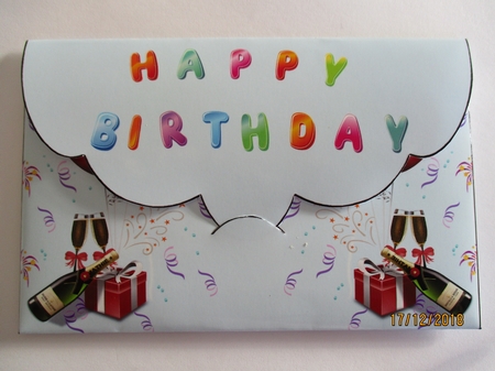 Birthday envelope 1 by Christine Adcock